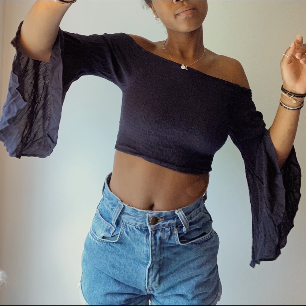 cinched crop top